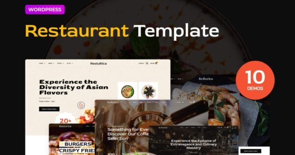 Resturica – Food Industry Elementor Pro Template Kit