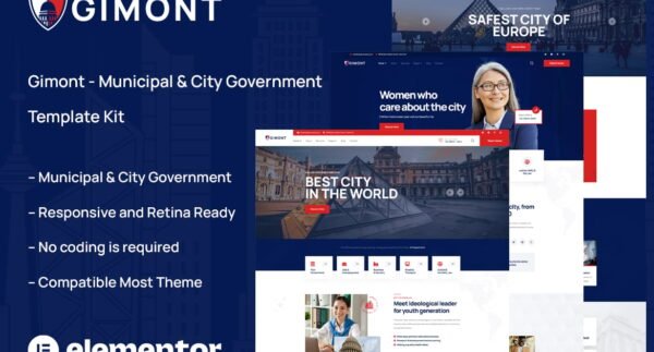 Gimont – Municipal & City Government Template Kit