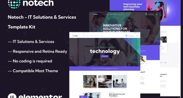 Notech – IT Solutions & Services Template Kit