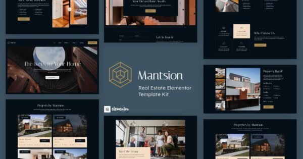Mantsion – Real Estate Elementor Template Kit