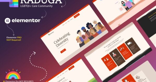 Raduga – LGBTQI+ Care Community Elementor Template Kit