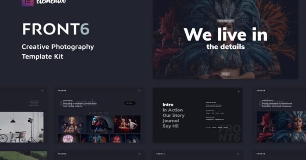 FrontSix – Creative Photography Template Kit