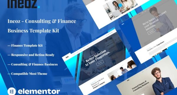Ineoz – Consulting & Finance Business Elementor Template Kit