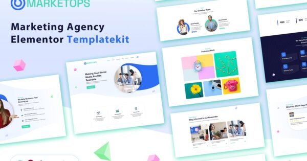 MARKETOPS | Marketing Elementor Template Kit