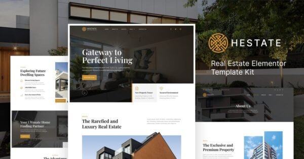 Hestate – Real Estate Elementor Template Kit