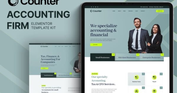 Counter – Accounting Firm Elementor Template Kit