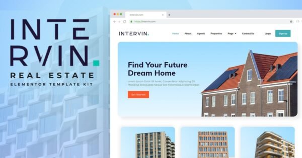 Intervin – Real Estate Elementor Template Kit