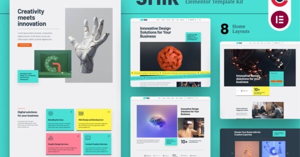 Shir – Creative Agency & Portfolio Elementor Template Kit
