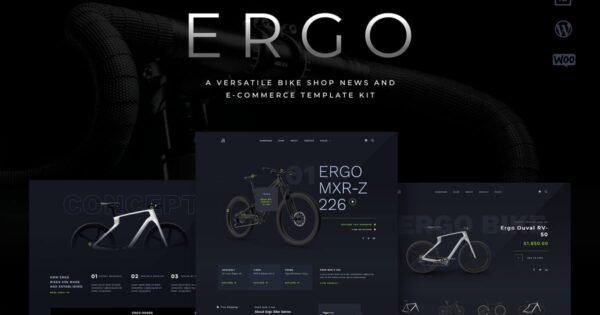 ERGO – Bike & Cycling WooCommerce Elementor Template Kit