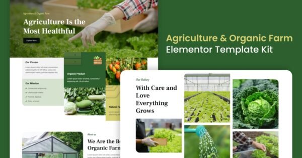 Atani – Agriculture & Organic Farm Elementor Pro Template Kit