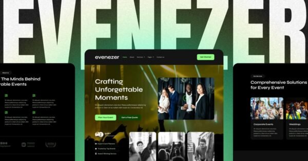 Evenizer – Event Organizer Elementor Template Kit