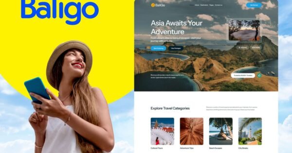 Baligo – Asian Travel Agency Elementor Kit Template