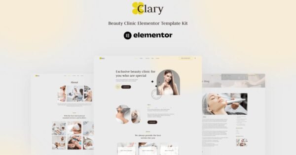 Clary – Beauty Clinic Elementor Template Kit