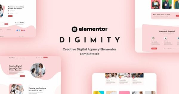 Digimity – Creative Digital Agancy Elementor Template Kit