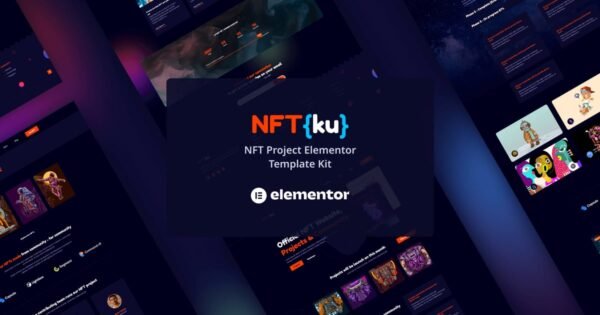 NFTku – NFT Project Elementor Template Kit