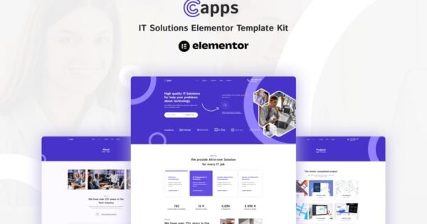 Capps – IT Solutions Elementor Template Kit
