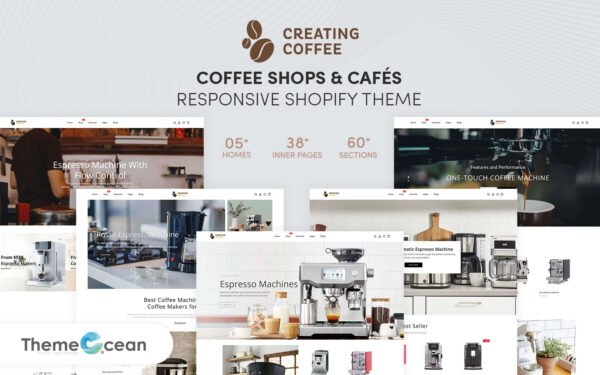 CreatingCoffee – Coffee Shops and Cafés Responsive Shopify Theme