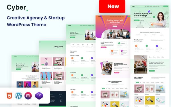 Creative Agency & Startup Agency WordPress Theme