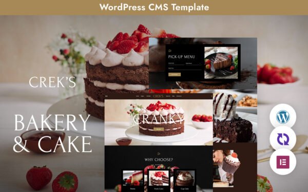 Creks – Cake And Bakery Multipurpose Responsive WordPress Theme
