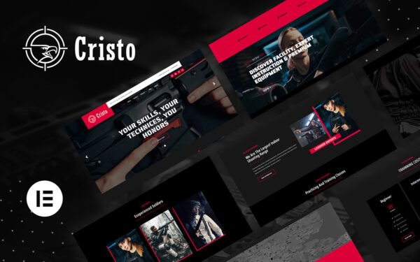 Cristo – Training Camp & Gun Club WordPress Theme