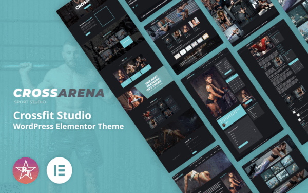 Cross Arena – Crossfit Studio WordPress Elementor Theme WordPress Theme