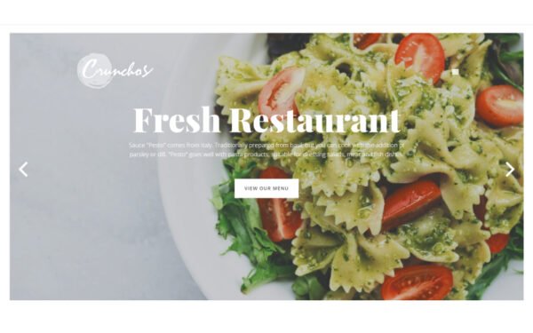 Crunchos – Restaurant Ready-to-Use Modern WordPress Elementor Theme WordPress Theme