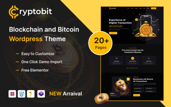 Cryptobit – Blockchain WordPress Theme