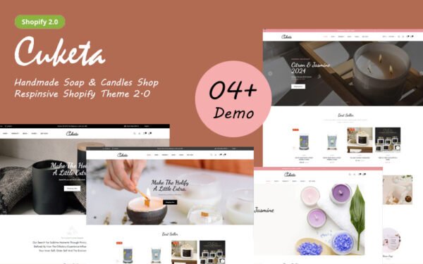 Cuketa – Handmade Soap & Candles Shop Responsive Shopify Theme 2.0