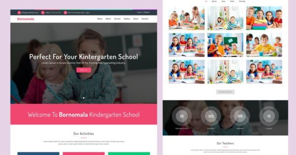 Bornomala – Kindergarten & School WordPress Theme