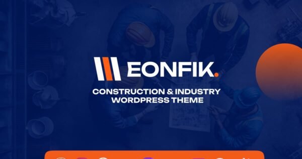 Eonfik – Construction & Industry WordPress Theme