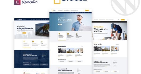 Bigger – Construction WordPress Theme