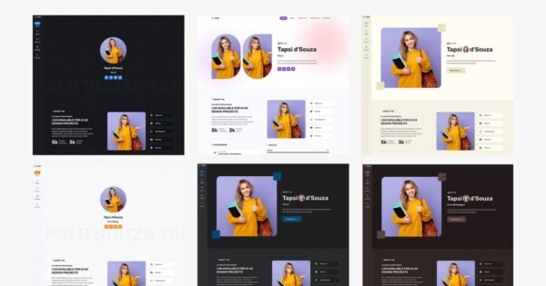 Tapsi – Personal Portfolio WordPress Theme