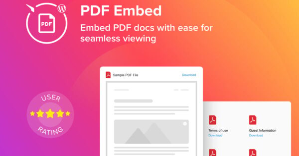 WordPress PDF Embed – Viewer Plugin
