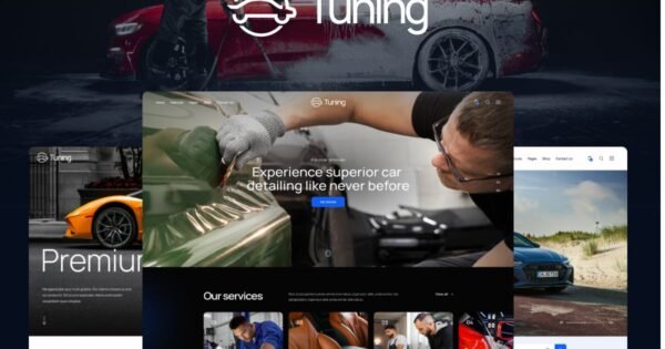 Tuning – Car Detailing & Dealer Shop WordPress theme