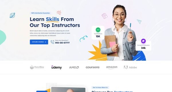 Eduvalt – Online Courses & Education WordPress The