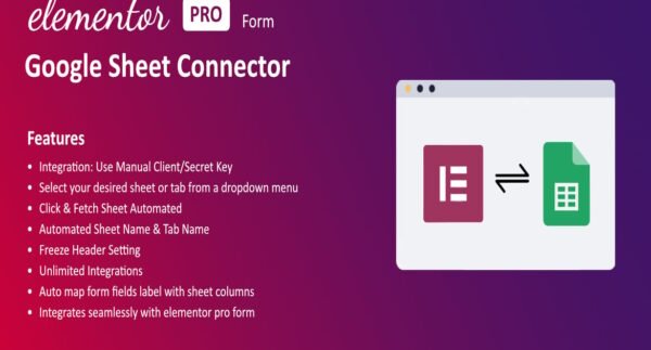 Google Sheet Connector For Elementor Forms