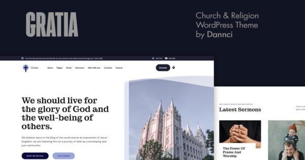 Gratia – Church & Religion WordPress Theme