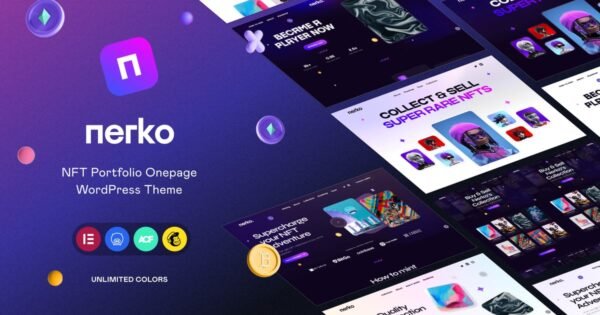 NFT Portfolio WordPress Theme