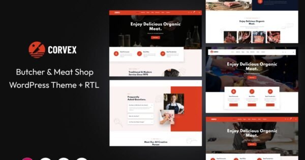 Corvex – Butcher & Meat Shop WordPress Theme