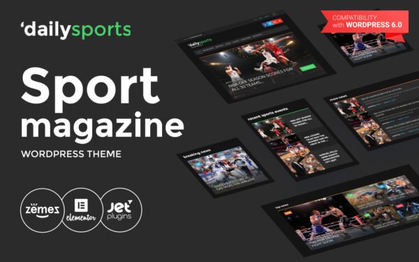DailySports – Sport Magazine WordPress Theme