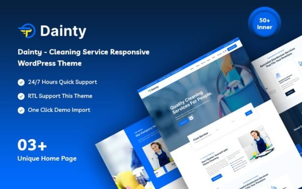 Dainty – Cleaning Service Responsive WordPress Theme