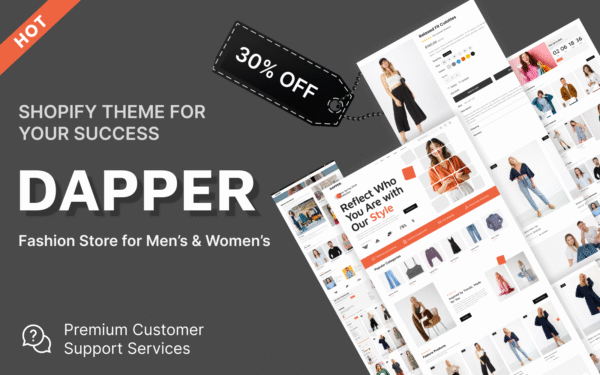 Dapper – Fashion Beauty & Clothing Store Shopify Theme