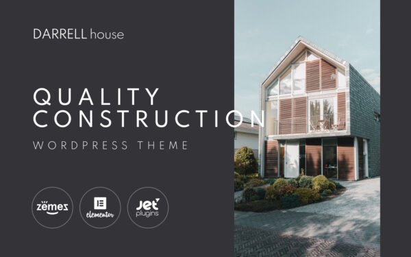 Darrell house – Quality Construction WordPress Theme