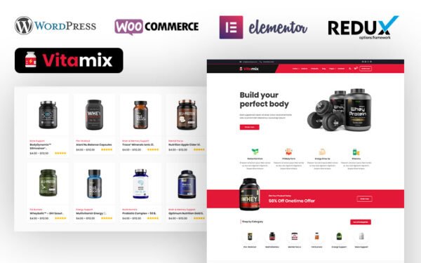 Dawa – Sports & Fitness Nutrition and Supplements Store WooCommerce Theme