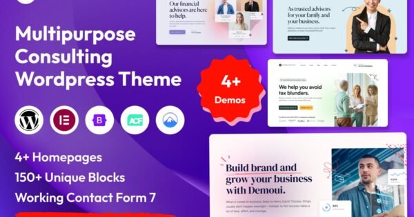 Consultia – Multipurpose Consulting WordPress Them