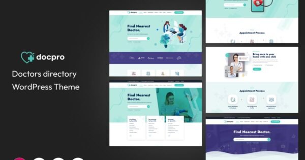 Docpro – Doctors directory WordPress Theme