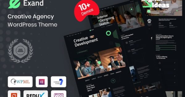 Exand – Creative Agency WordPress Theme