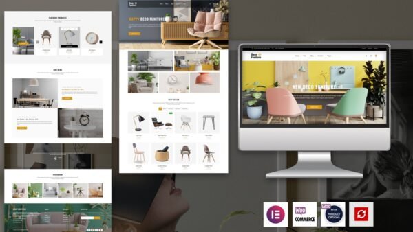 Deco Furniture – The Elementor Decorate Furniture WordPress theme WordPress Theme