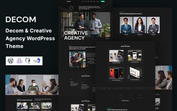 Decom – Creative Agency WordPress Theme