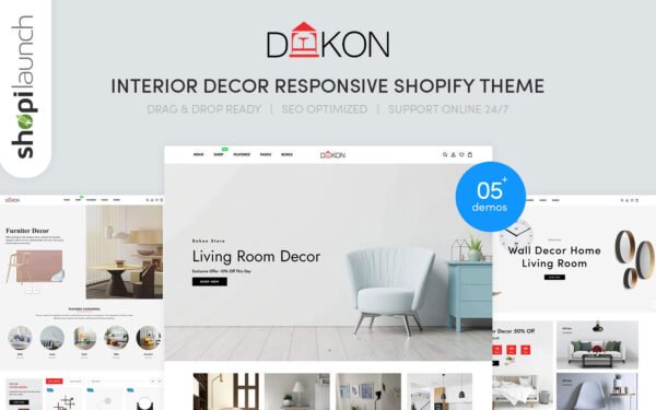 Dekon – Interior Decor Responsive Shopify Theme